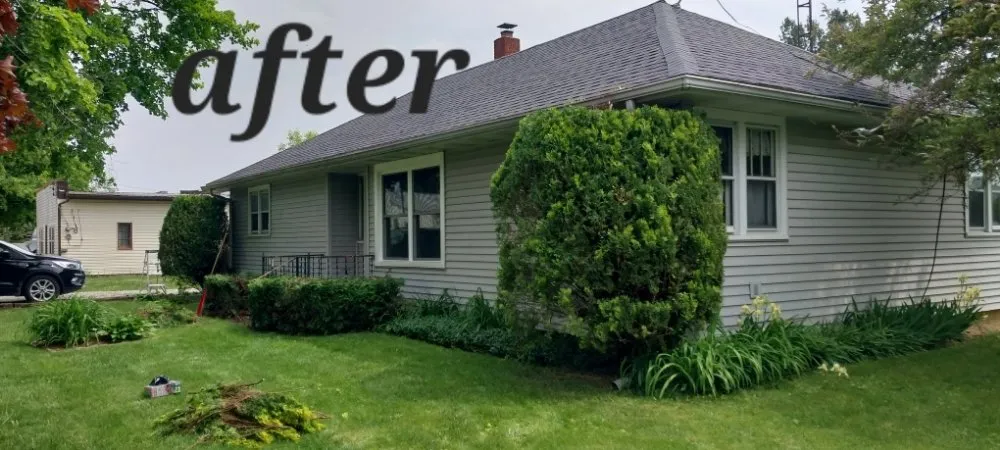 Custom outdoor landscaping for year-round maintenance in Pioneer, OH by Dirty Boy's Lawn Care