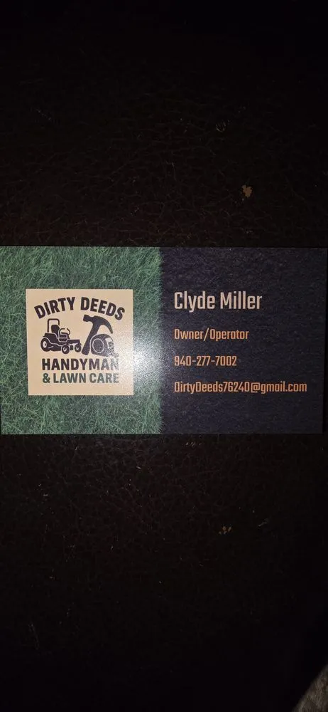 Professional landscape design experts serving Callisburg, TX - Dirty Deeds