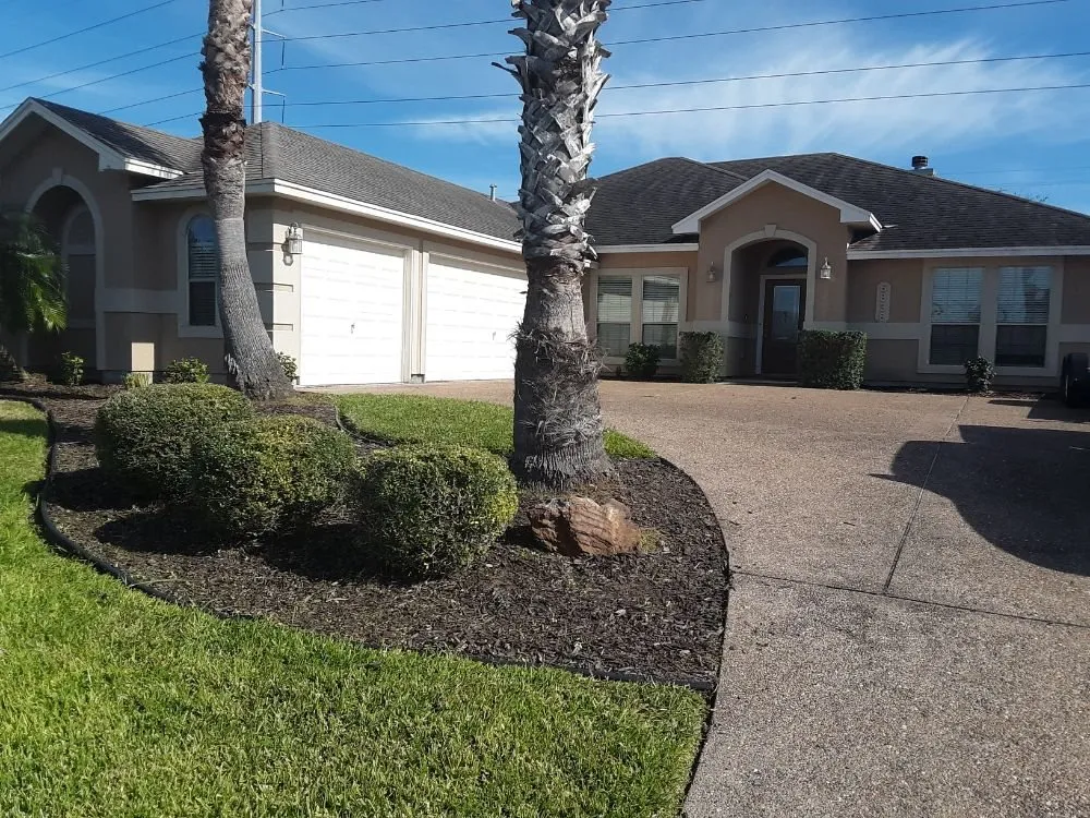 Professional residential landscaping in Corpus Christi, TX by Dirty Deeds Coastal Services