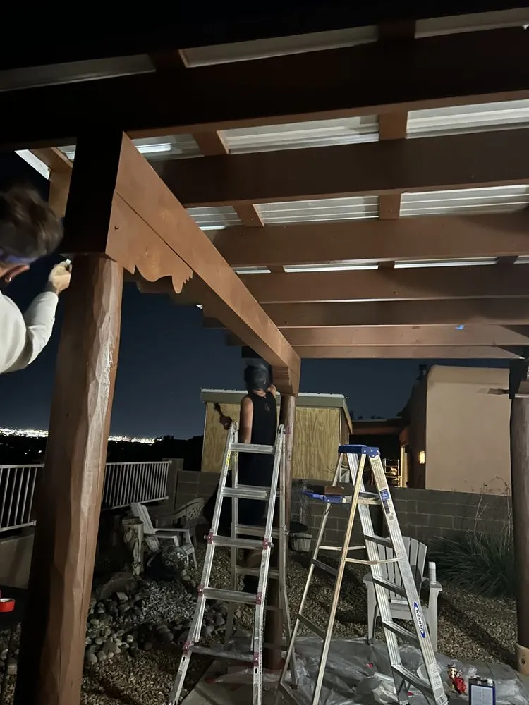 Professional landscape installation in Rio Rancho, NM by Dirty Gloves Landscaping