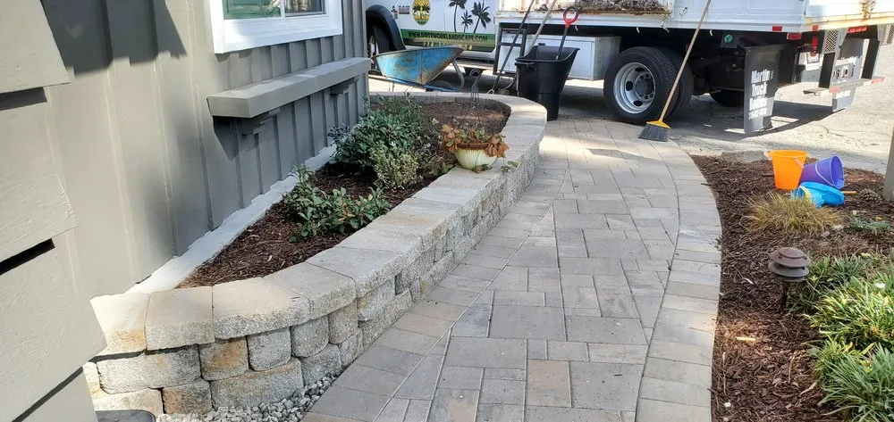 Reliable garden landscaping for residential properties in Anaheim, CA by Dirty Work Landscape Company