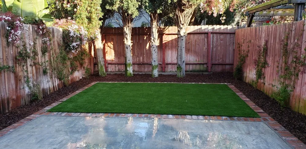 Professional lawn mowing service with custom design in Anaheim, CA by Dirty Work Landscape Company