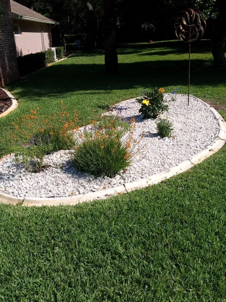 Reliable lawn mowing service with custom design in Spring Hill, FL by Dirty Work Landscaping