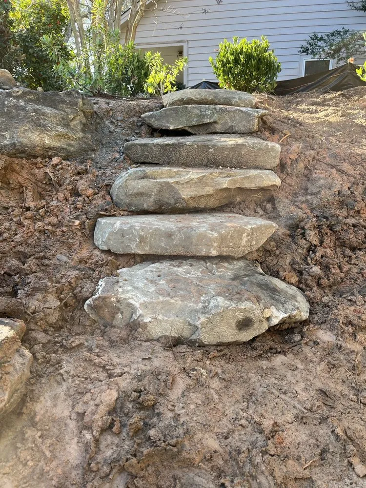 Custom outdoor landscaping in Greenville, SC - Dirty Work Outdoor Services