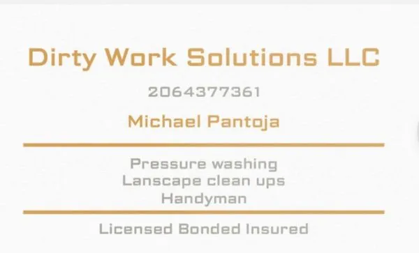 Dirty Work Solutions Logo