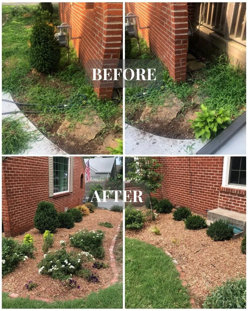 Affordable garden landscaping for residential properties in Tulsa, OK by Disaster Aid