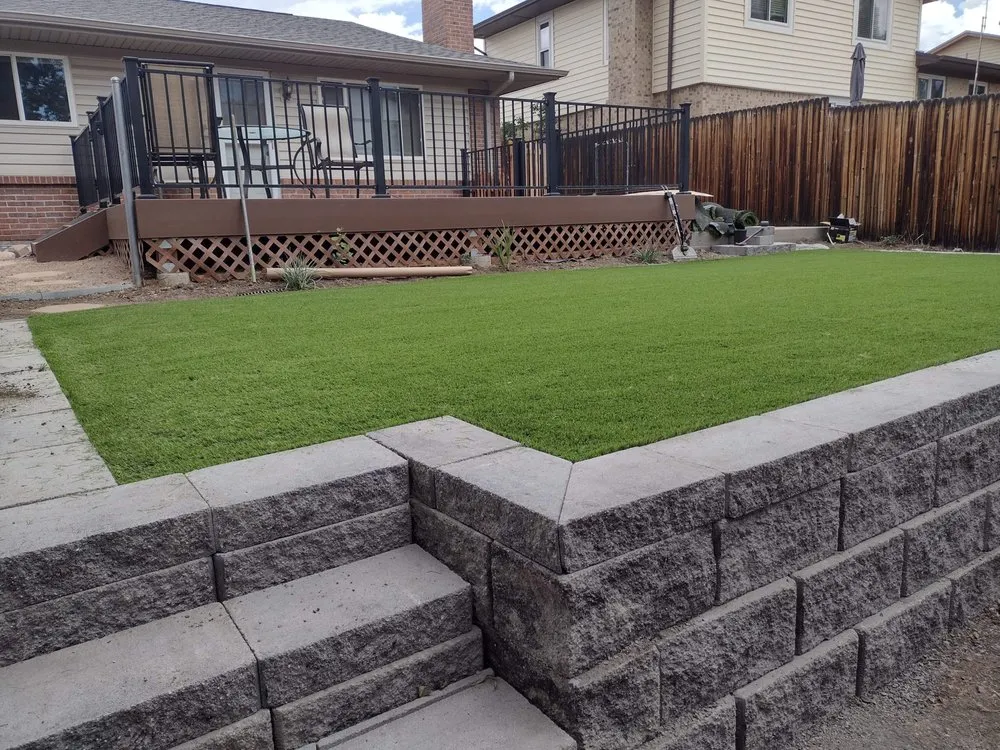 Custom outdoor landscaping with custom design in Lakewood, CO by Discover Your Garden
