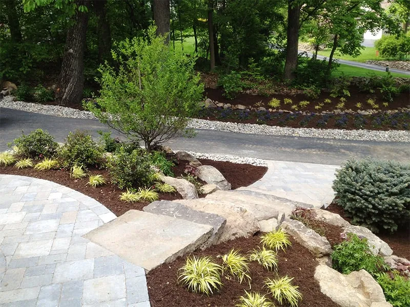 Local garden landscaping for homes across Downingtown, PA - Distefano Landscape Services Inc