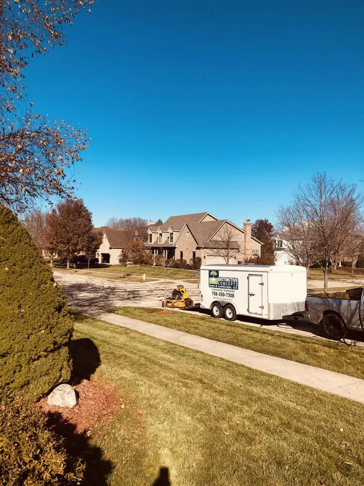 Expert yard cleanup service with custom design across Plainfield, IL - Distinctive Concepts Lawn & Landscape