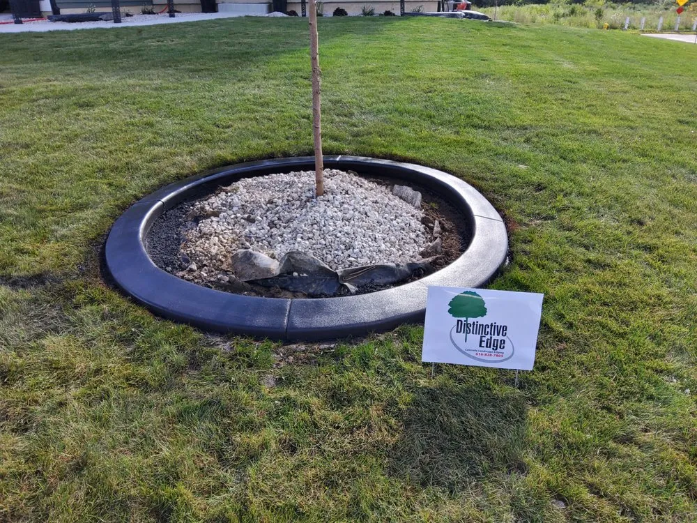 Top-rated outdoor landscaping for beautiful yards in Middleville, MI by Distinctive Edge Concrete Landscape Edging