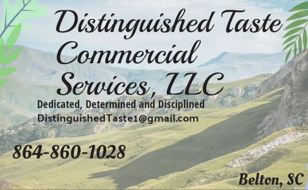 Custom yard cleanup service near you in Belton, SC by Distinguished Taste Commercial Services