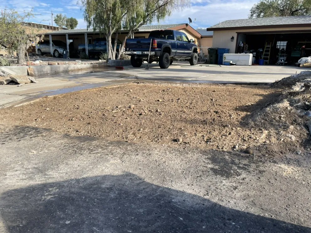 Affordable garden landscaping in Bullhead City, AZ by Ditch Doctor Dirt Works