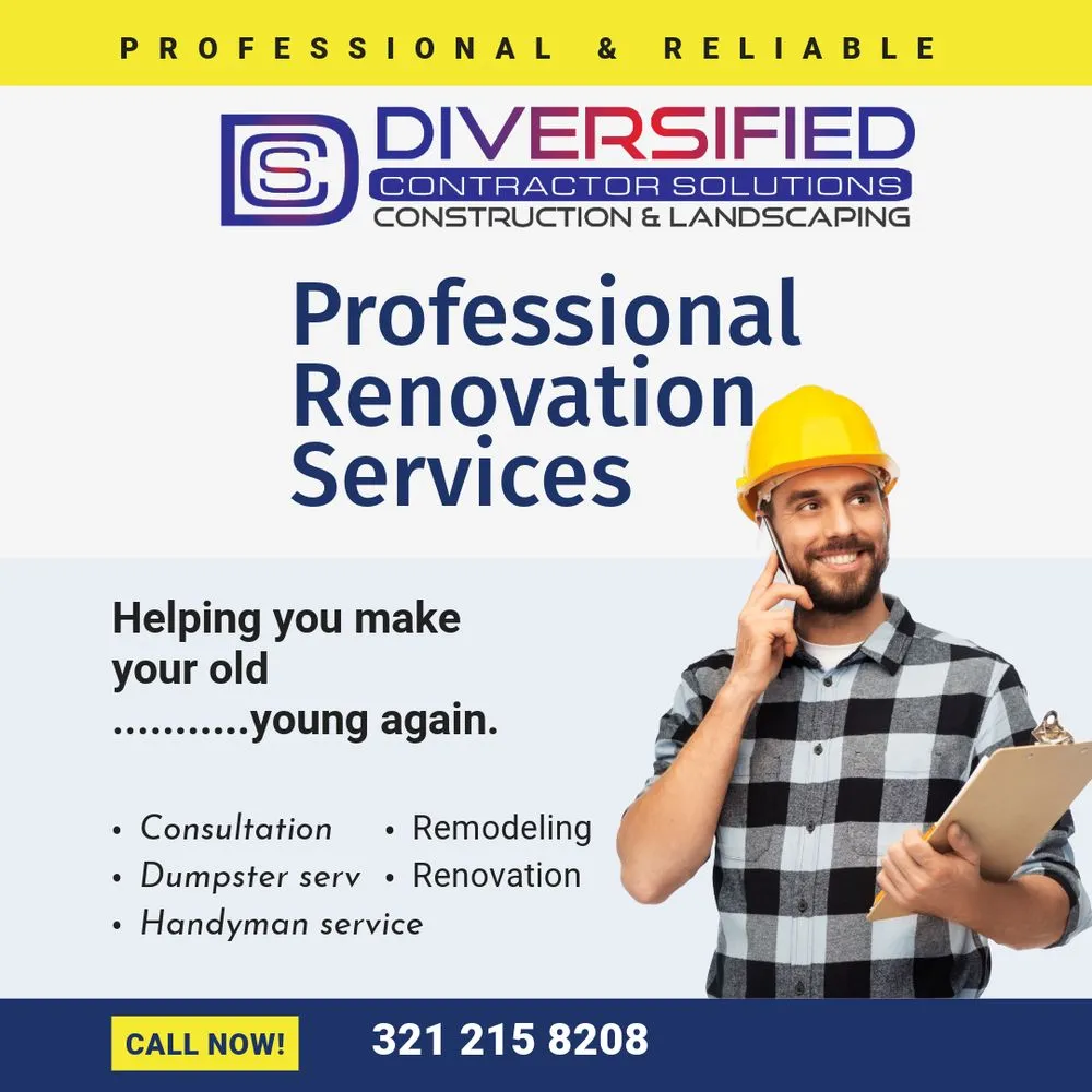 Professional landscaping services in Melbourne, FL by Diversified Contractor Solutions