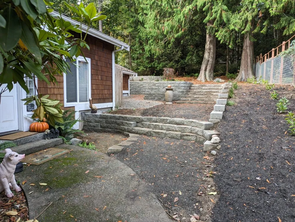 Trusted landscape design in Silverdale, WA by Diversified Excavation Work