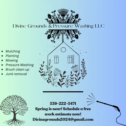 Affordable outdoor landscaping in Tulsa, OK - Divine Grounds and Pressure Washing