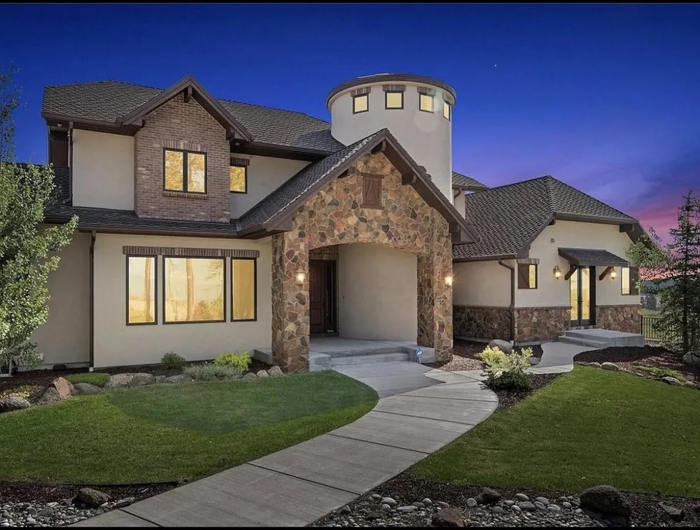 Custom landscape installation with custom design in Colorado Springs, CO by Divine Landscape