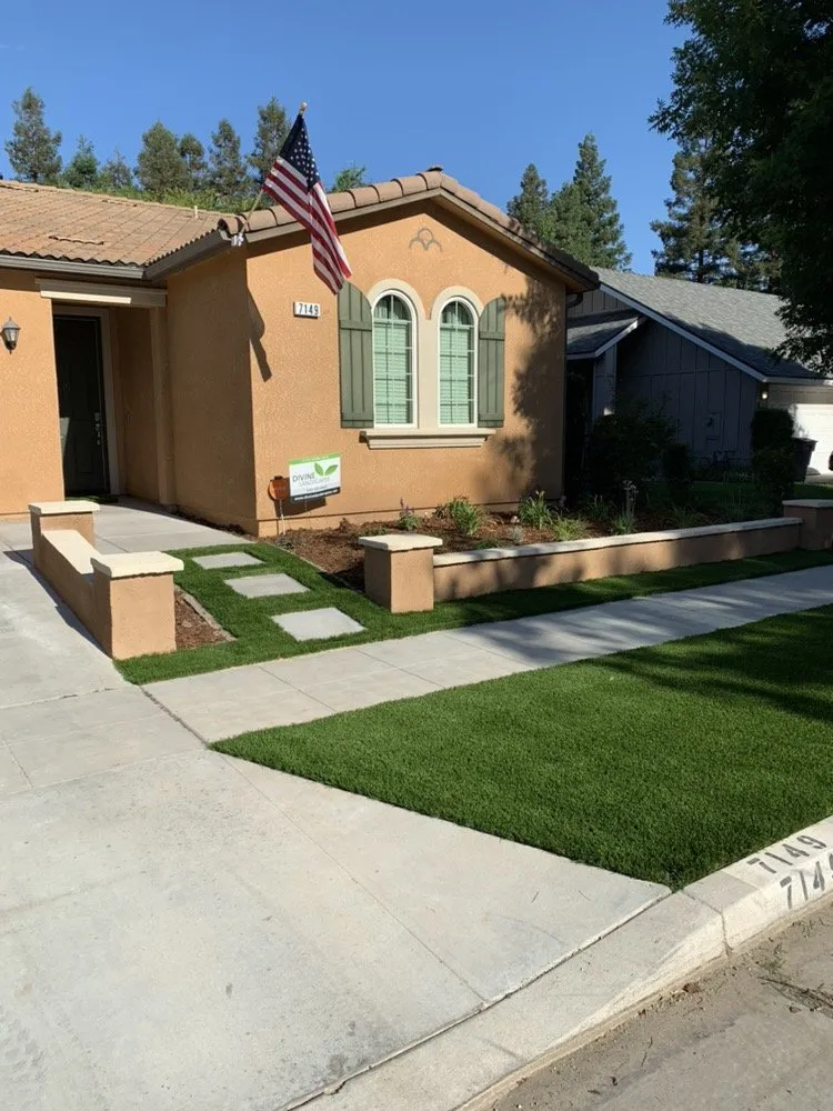 Expert outdoor landscaping for beautiful yards in Visalia, CA by Divine Landscape