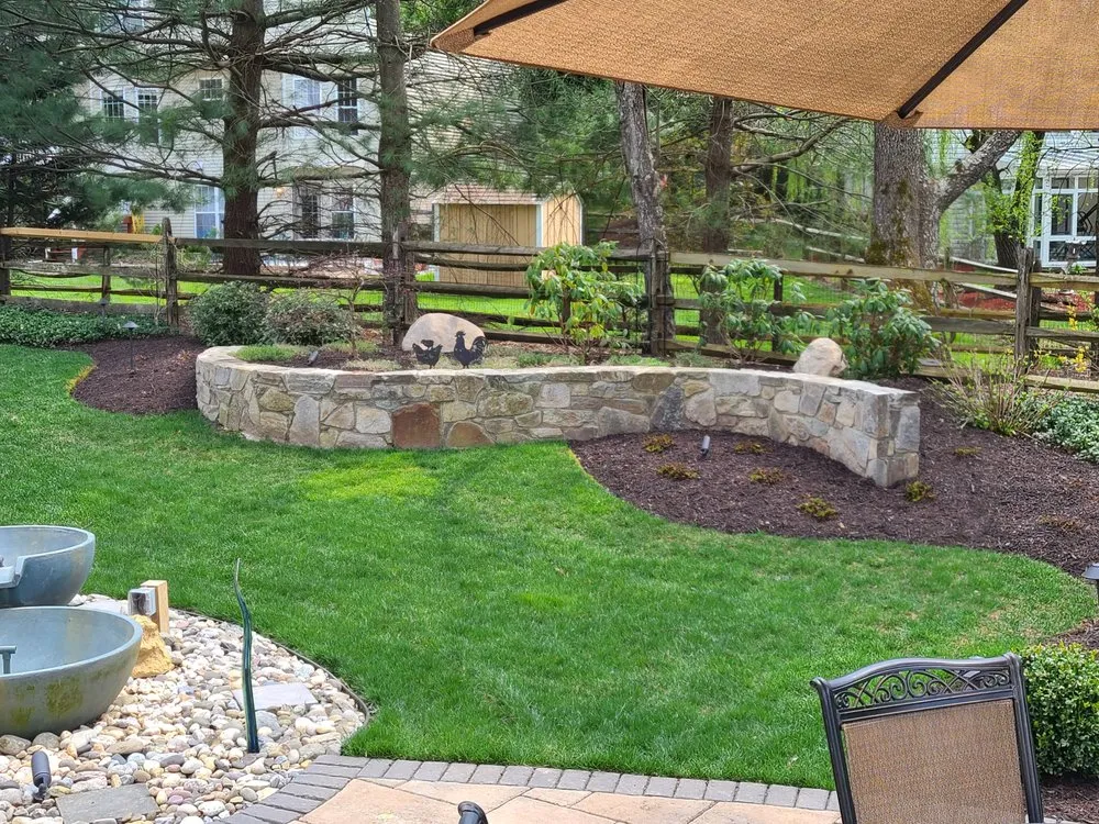 Local landscape installation in Damascus, MD - Divine Landscaping