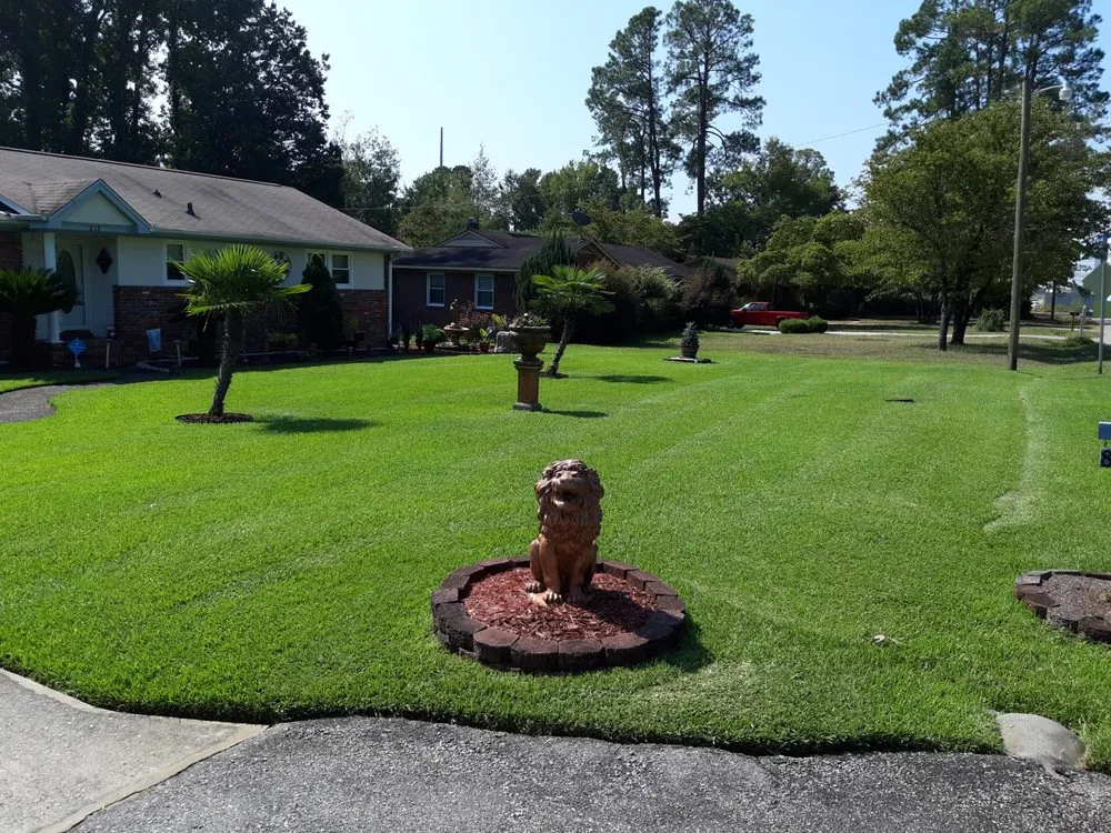 Local garden landscaping in Columbia, SC by Divine Lawn Care Services