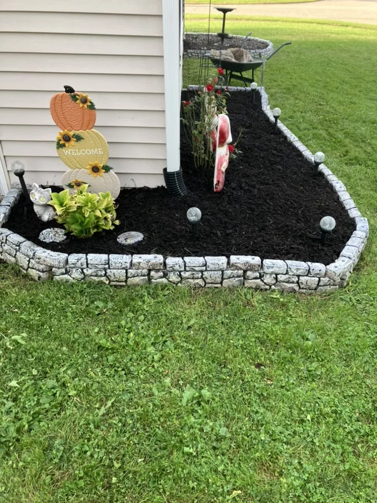 Top-rated landscape installation with custom design in Canton, OH by Divine Property Services