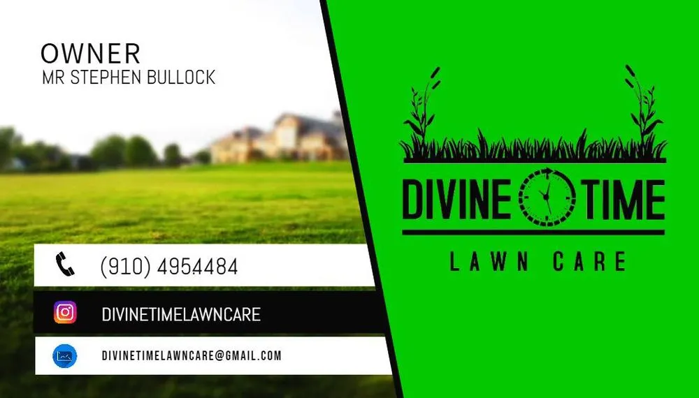 Professional lawn mowing service in Fayetteville, NC by Divine Time LawnCare