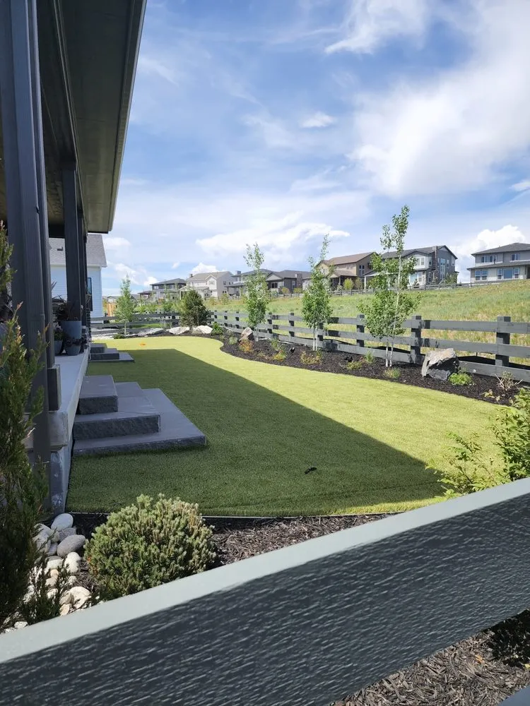 Custom landscape installation in Highlands Ranch, CO - Divinity Landscapes