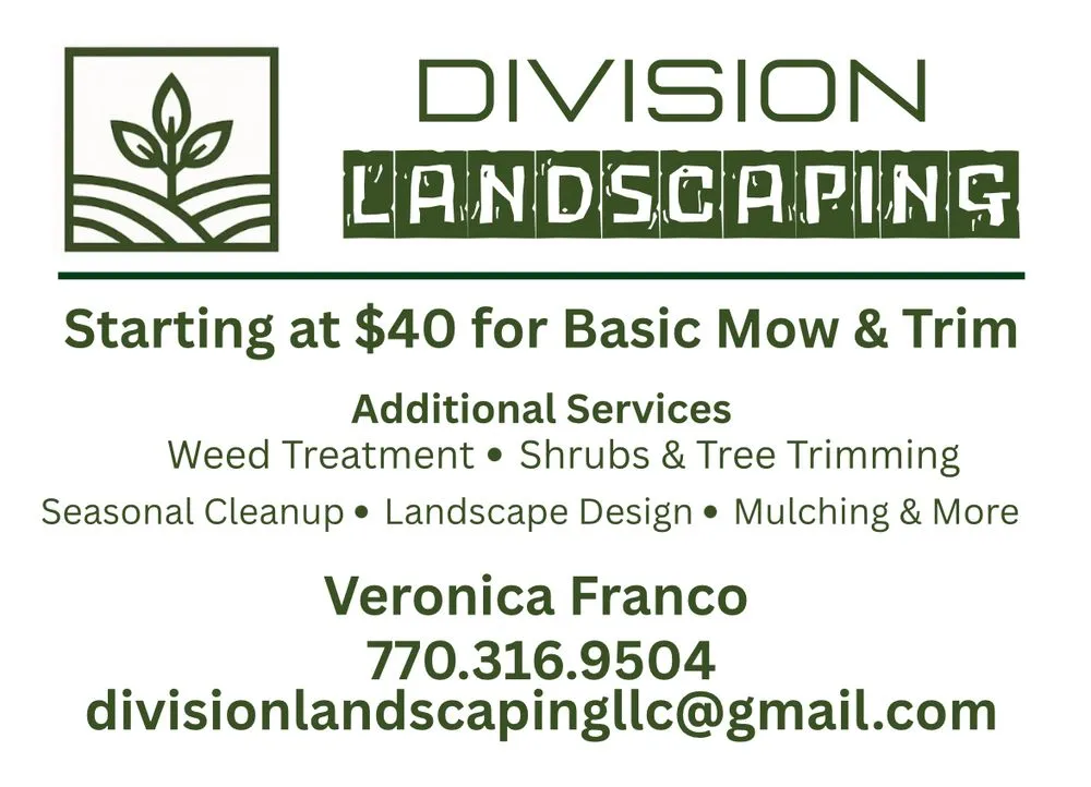 Professional outdoor landscaping in College Park, GA by Division Landscaping