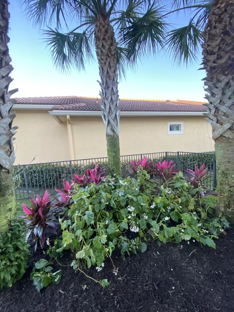 Custom landscape installation in Port St. Lucie, FL by Dix & Sons Landscaping