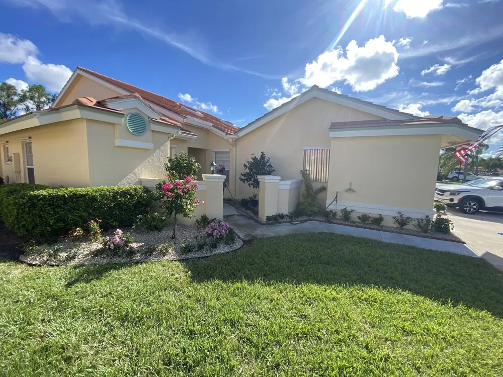 Professional lawn mowing service in Port St. Lucie, FL by Dix & Sons Landscaping