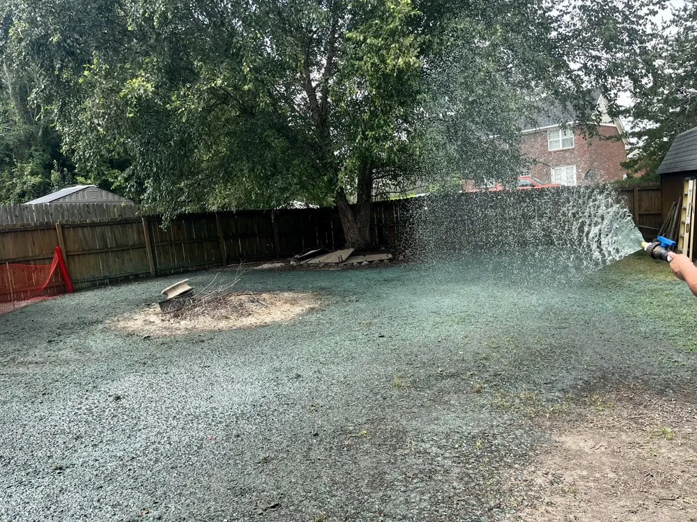 Local landscape installation in Augusta, GA by Dixie Hydroseeding