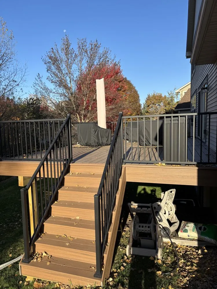 Custom outdoor landscaping in Hudson, WI - Dixon Design & Build