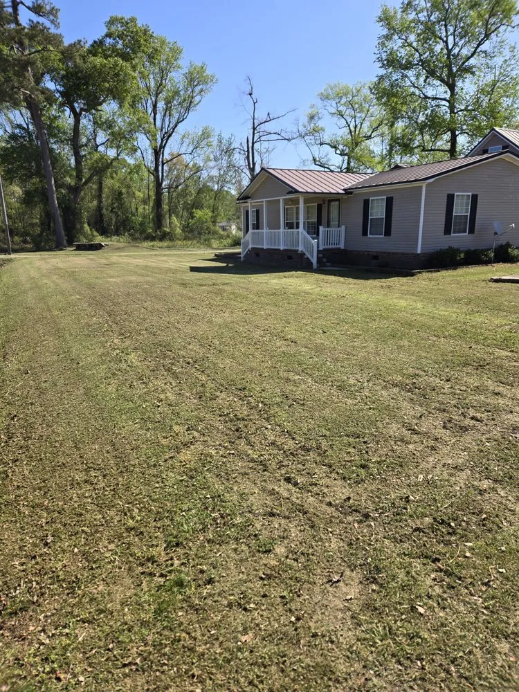 Custom garden landscaping for residential properties in Greenville, NC by Dixon Landscaping