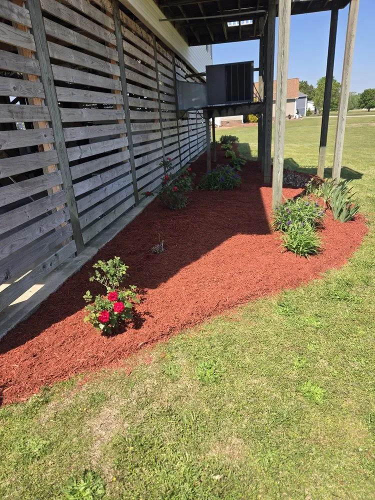 Custom landscape installation for residential properties across Greenville, NC - Dixon Landscaping