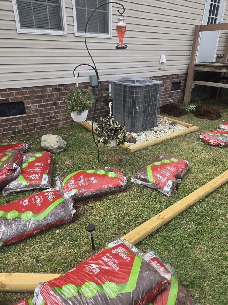 Trusted landscape installation in Greenville, NC by Dixon Landscaping