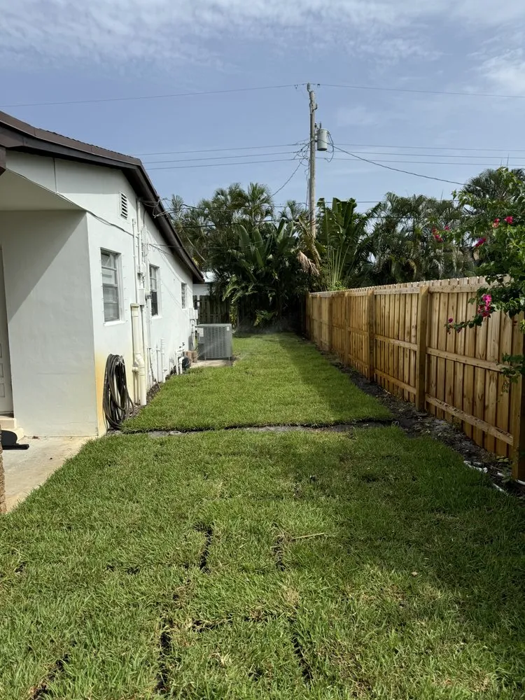 Local landscape installation in West Palm Beach, FL by Dixons Best Maintenance