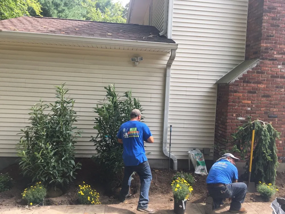 Custom lawn care service with custom design across New City, NY - DJ Groundskeeping