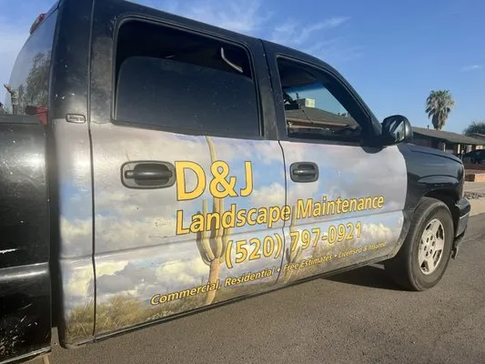 D&J Landscape Maintenance Logo