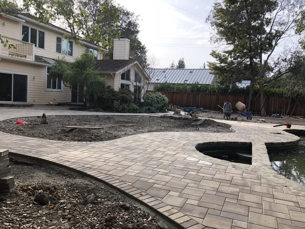 Custom residential landscaping in Menlo Park, CA by DJ Landscaping