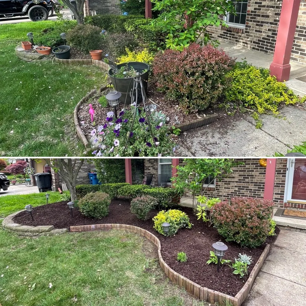 Professional garden landscaping for outdoor upgrades in Westland, MI by D&j Landscaping
