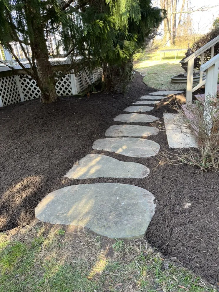 Affordable residential landscaping with custom design in Gwynn Oak, MD by D&J Lawn Care & Tree Services