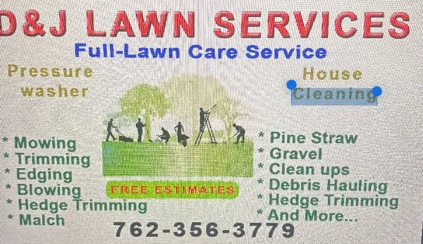 D&J Lawn Services Logo