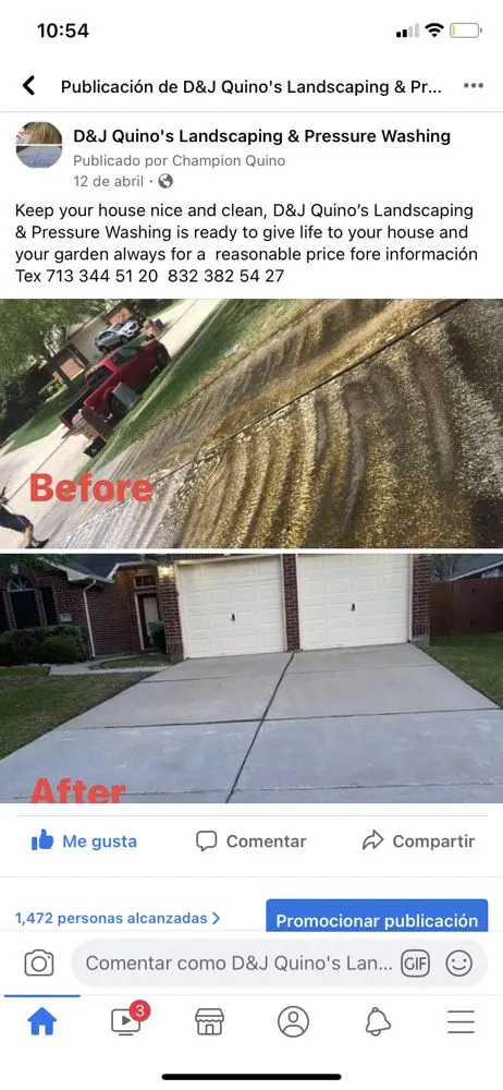 Custom yard maintenance in Friendswood, TX by D&J Quino's