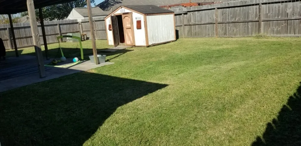 Local outdoor landscaping with custom design in League City, TX by D&J Tree Services