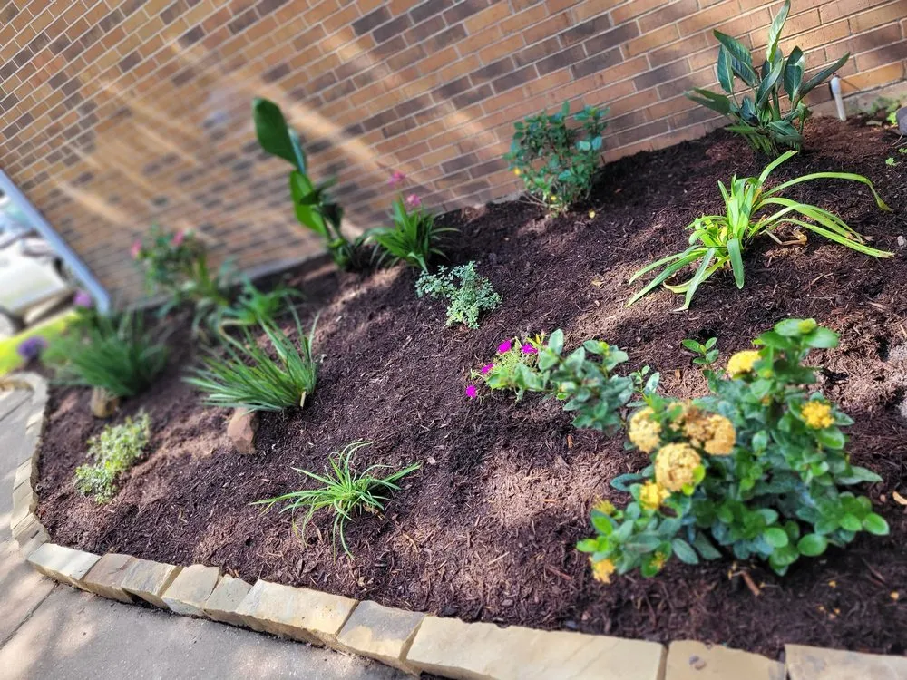 Custom residential landscaping in Tomball, TX - DJM Ground Services