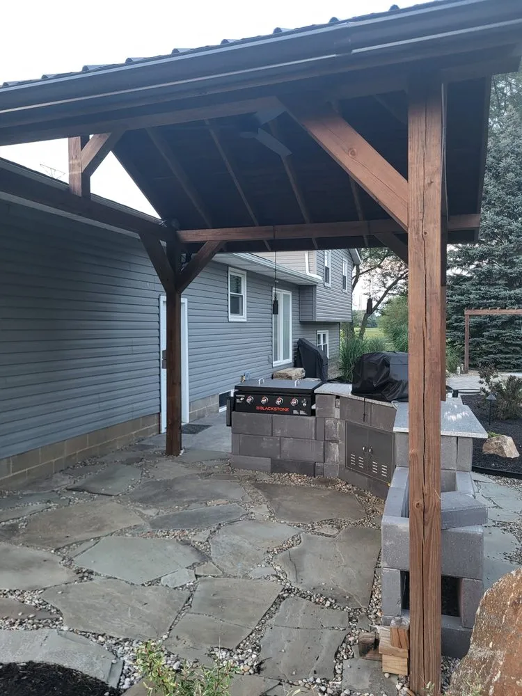 Reliable residential landscaping for homes in Canton, OH by DJP Lawn Care