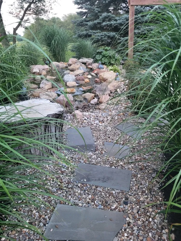 Local garden landscaping for beautiful yards in Canton, OH by DJP Lawn Care