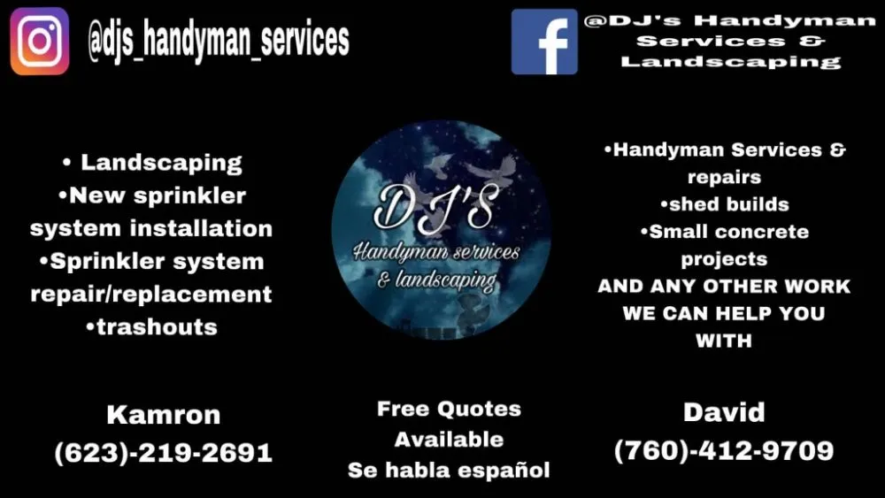 Trusted yard maintenance in Yuma, AZ by DJs Handyman Services & Landscaping