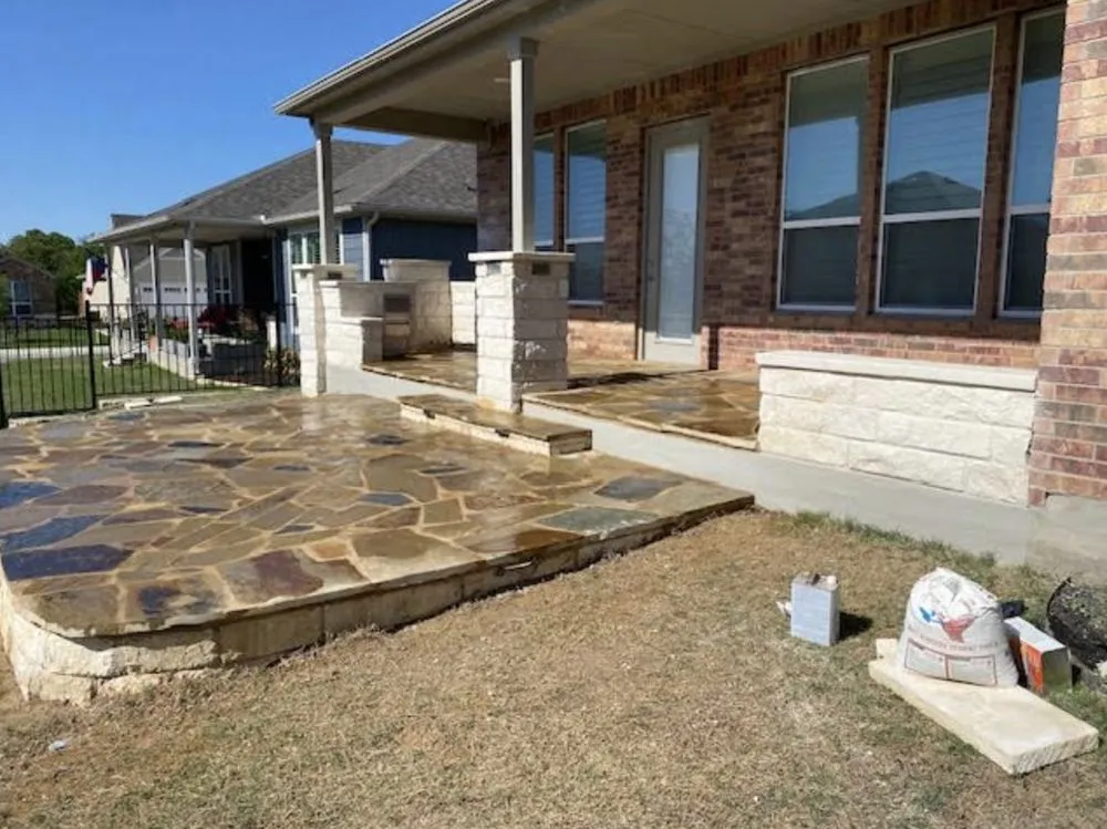 Custom landscape design for residential properties across Georgetown, TX - DJ's Landscaping