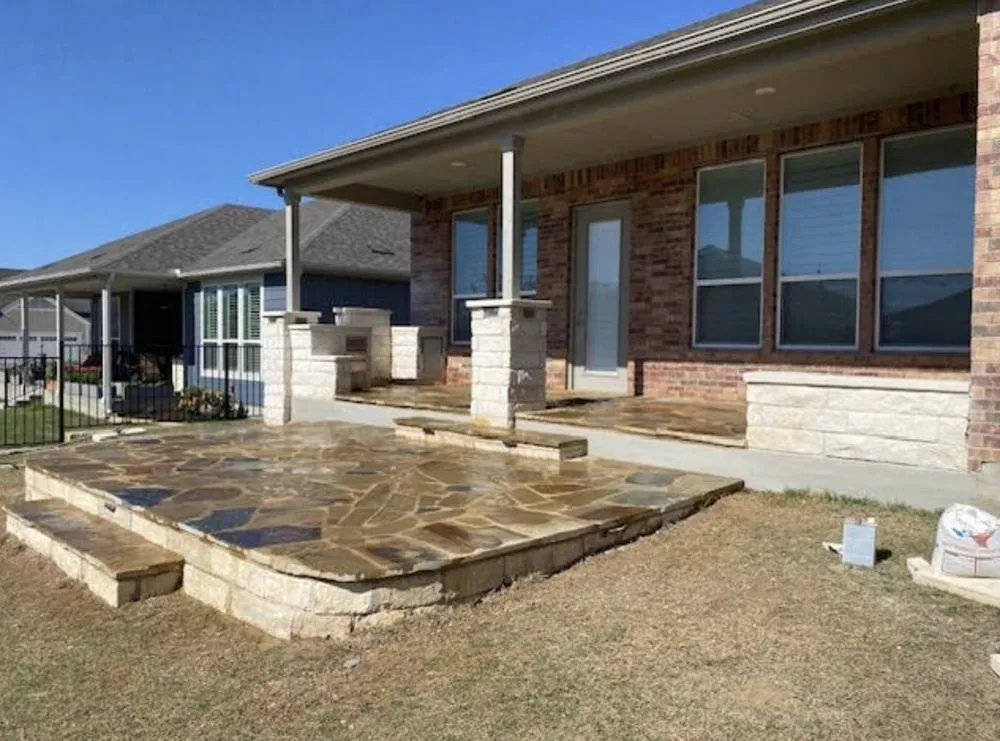 Reliable lawn mowing service for homes across Georgetown, TX - DJ's Landscaping