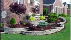 Custom garden landscaping near you in Durham, NC by DJS Lawn & Landscape